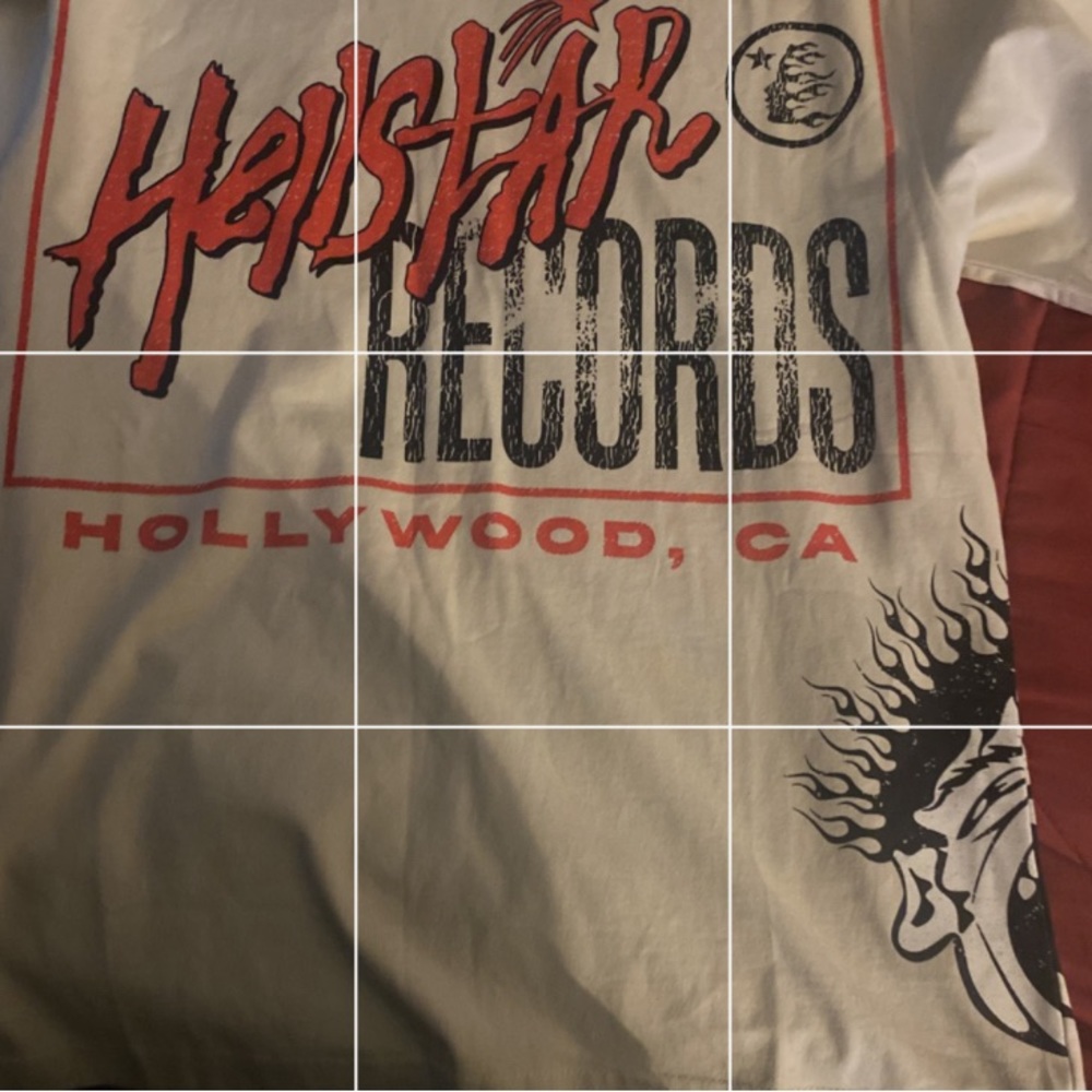 Hell Star shirt red and white